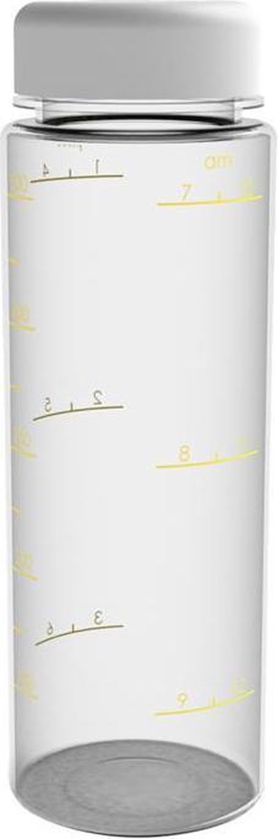 Barista & Co Waterfles The Timer Bottle - Maatindeling tot 500 ml - Wit