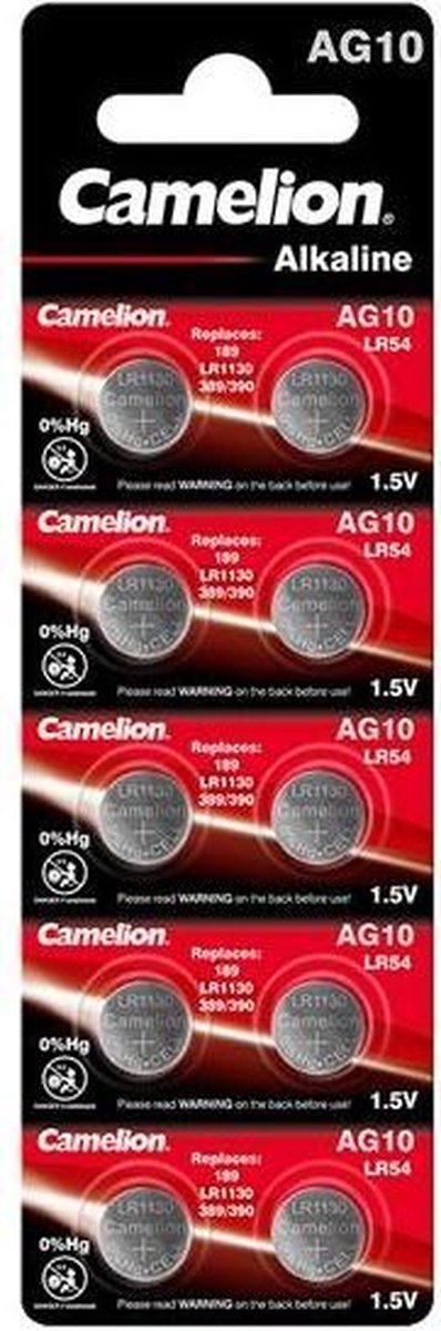 Camelion Alkaline 0% Mecury AG10 1