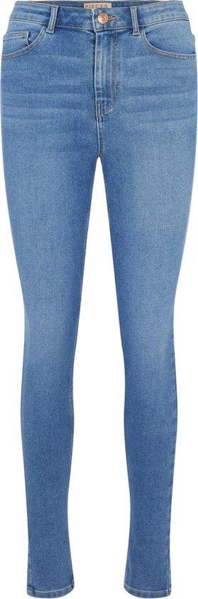 Pieces Dames 17111841 HIGHFIVE FLEX LB162 SKN JNS-VI/NOOS Light blue denim Jeans - Maat L