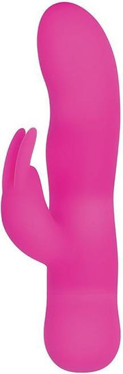 Roze duo vibrator met grote rabbit