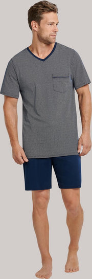 Schiesser – Timeless – Pyjama – 173862 – Night Blue - 56