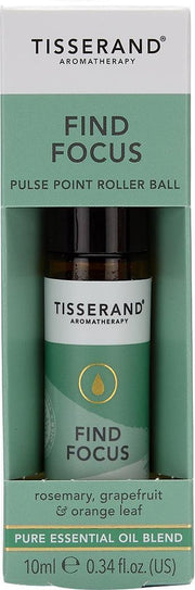 Tisserand Roller Ball Find Focus Essential Oil In Natural Base Oil
