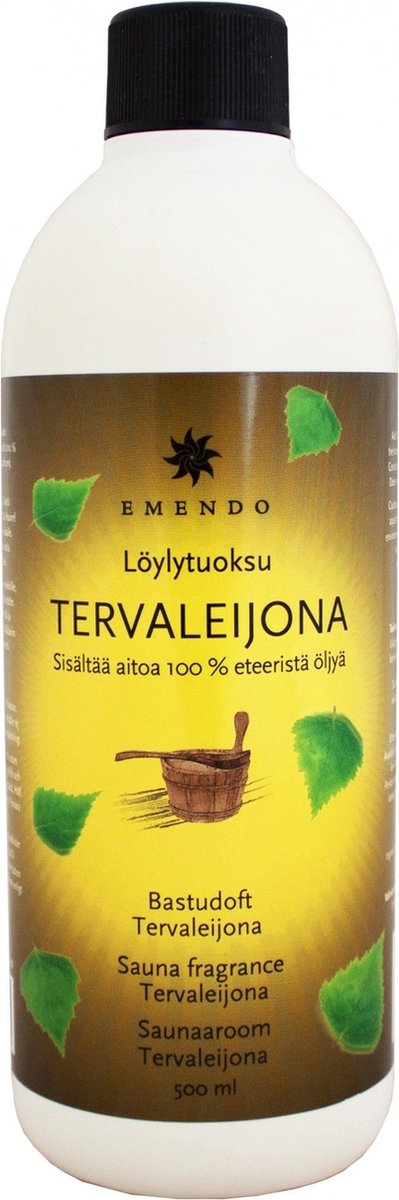 Emendo - Sauna geur -  "Tervaleijona " opgiet berkenteer (Terva) + eucalyptus