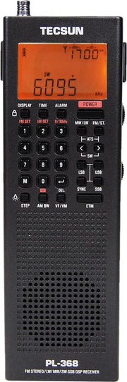 Tecsun  PL-368 PLL World Band Reciever Black