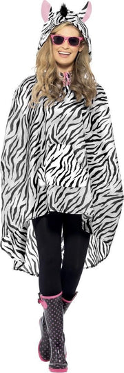 Zebra Party Poncho