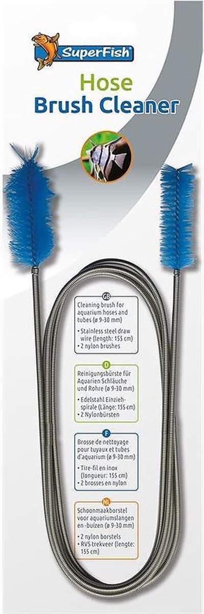 Superfish reinigingsborstel voor aquariumslangen Hose Brush Cleaner