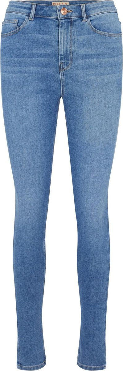 Pieces Dames 17111841 HIGHFIVE FLEX LB162 SKN JNS-VI/NOOS Light blue denim Jeans - Maat S