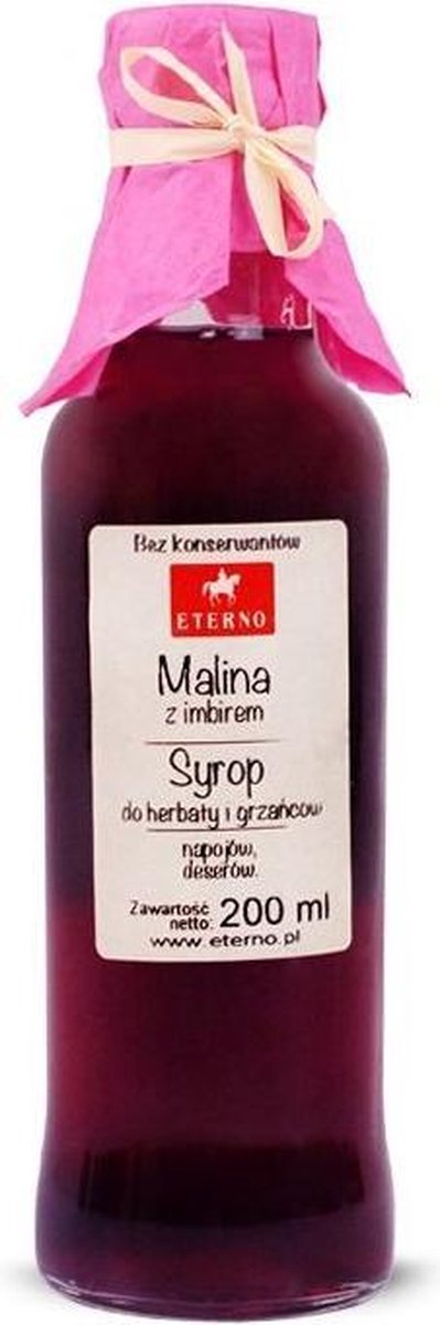 Frambozen- en gembersiroop 200ml