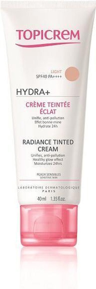 Topicrem Dagcrème Face Care Hydra+ Radiance Tinted Cream