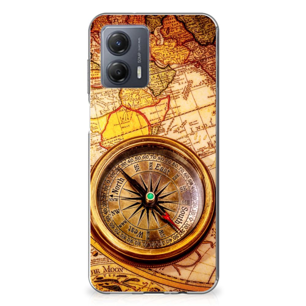 Motorola Moto G53 | Silliconen Back Cover | Kompas