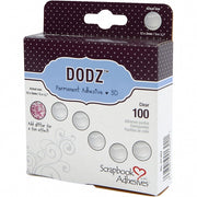 zelfklevende stippen Dodz 12 mm transparant