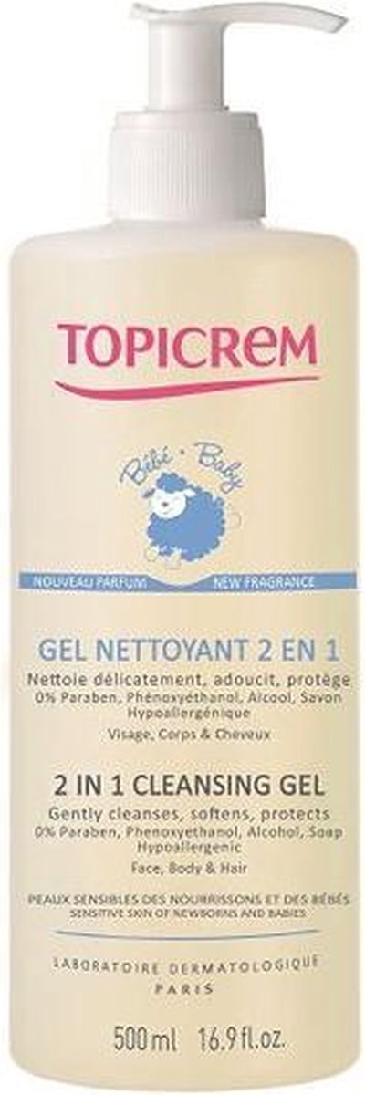 Topicrem Baby 2 In 1 Cleansing Gel