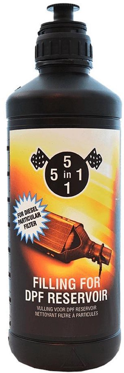 5in1 DPF Cleaner / Roetfilter Reiniger 1ltr