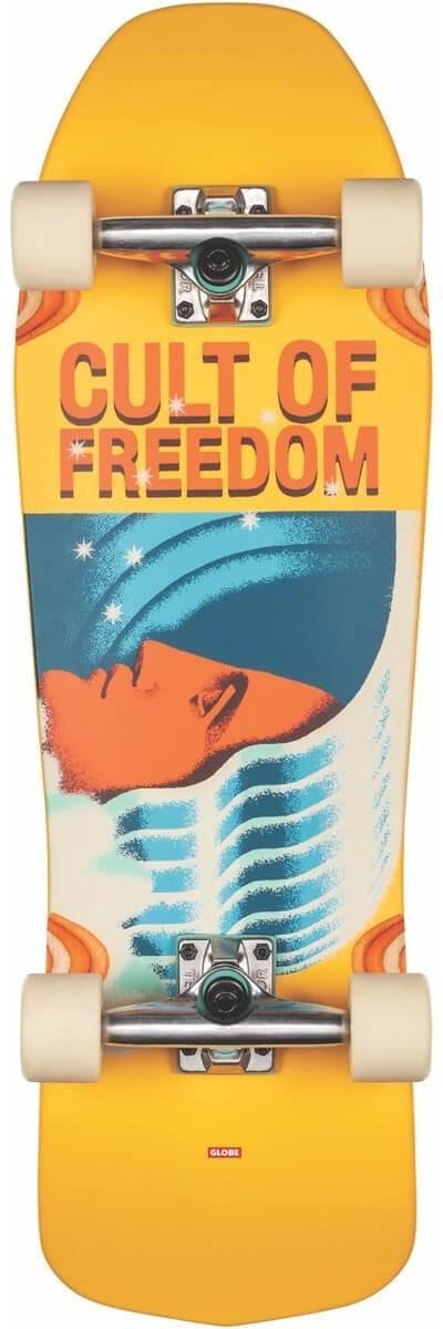 Globe Blaster oldschool skateboard 30 Cult of Freedom / Wavehead