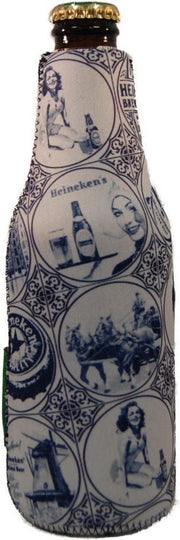 2 x HEINEKEN Bierfles koelhoud hoes - Delfts Blauw