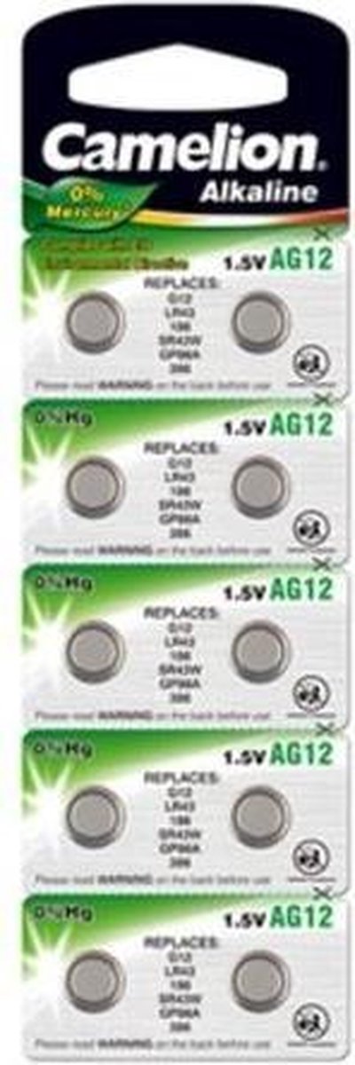Camelion AG12 alkaline 10-pack
