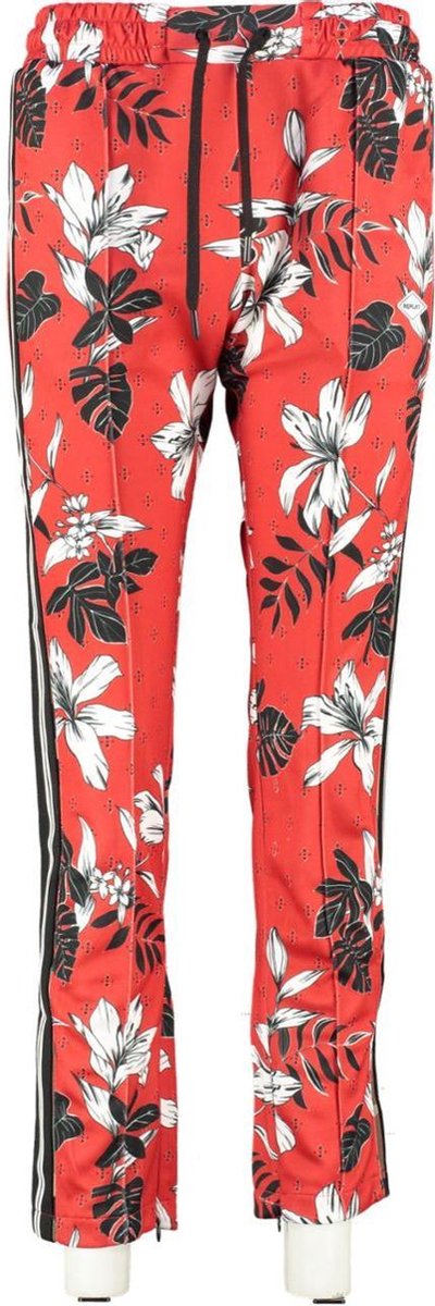 Replay rode trackpant straight fit enkelhoogte - Maat XXS