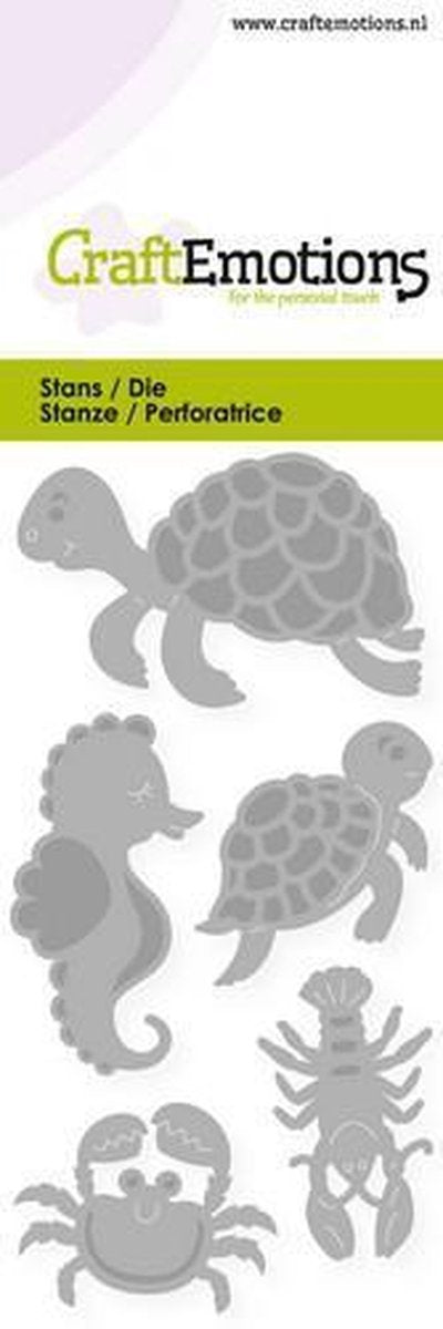 CraftEmotions Die - schildpad