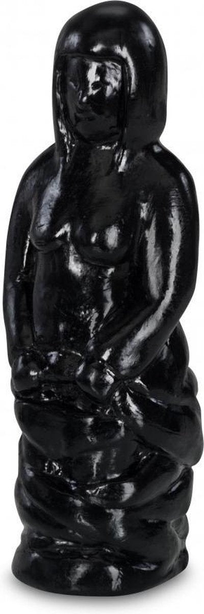 XXLTOYS - Aphrodite - XXL Dildo - 22 X 8 cm - Black - Uniek design Buttplug - Stevige Anaal plug - Made in Europe