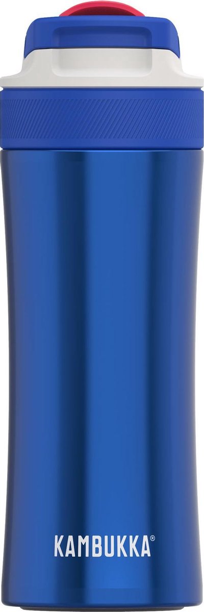Kambukka Lagoon geïsoleerde Drinkfles 400 ml - Azure met geïntegreerd rietje
