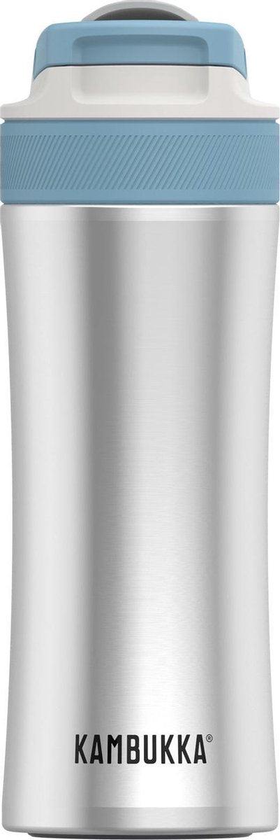 Kambukka Lagoon geïsoleerde Drinkfles 400 ml - Stainless Steel met geïntegreerd rietje