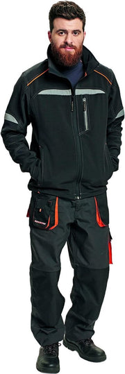 Softshell jas Emerton zwart S