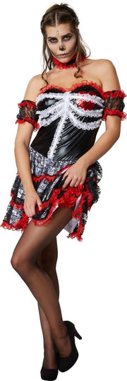 dressforfun - Griezelige geliefde XXL  - verkleedkleding kostuum halloween verkleden feestkleding carnavalskleding carnaval feestkledij partykleding - 302019