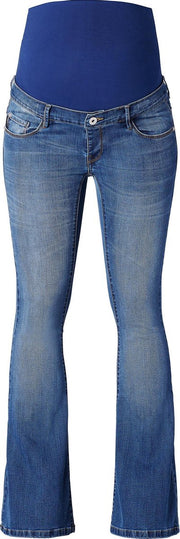 Supermom Jeans Flared Blue Zwangerschap Maat 26