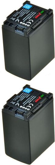 ChiliPower Canon BP-827 camera batterij - 2 stuks verpakking