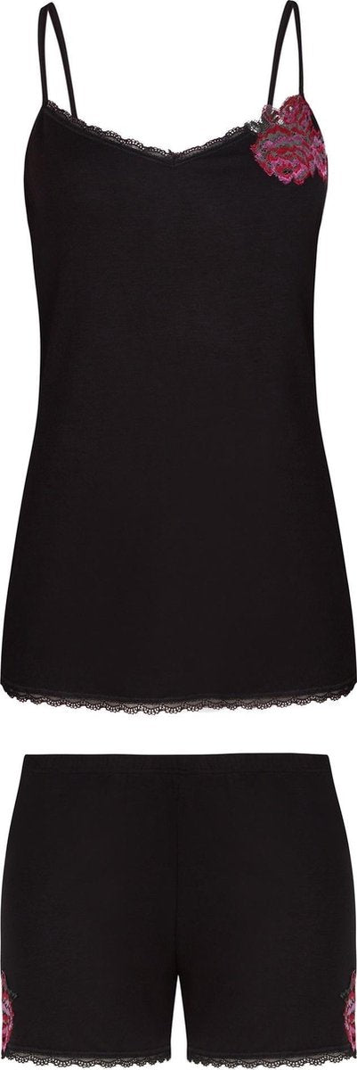 Pyjama met short Zwart 7-810434 44