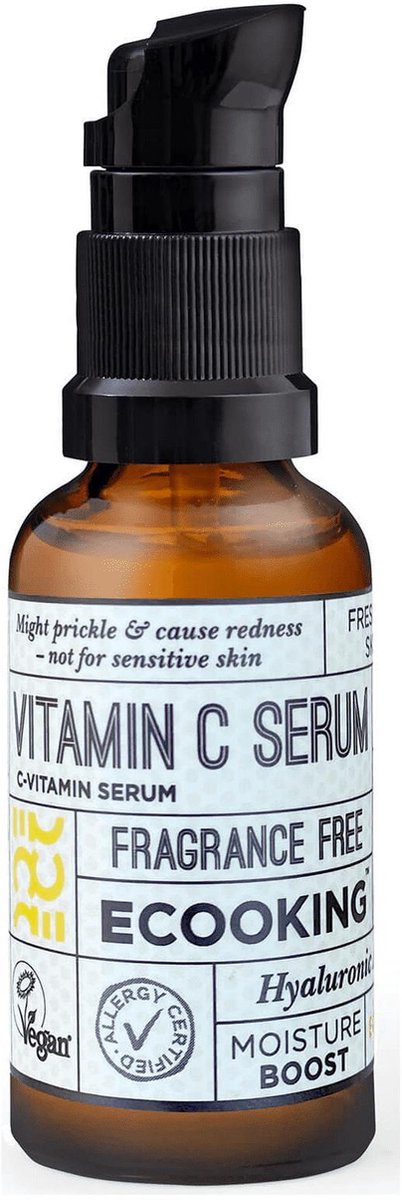 Ecooking Vitamine C Serum - Parfumvrij - Met hyaluronzuur - Flacon 20ml