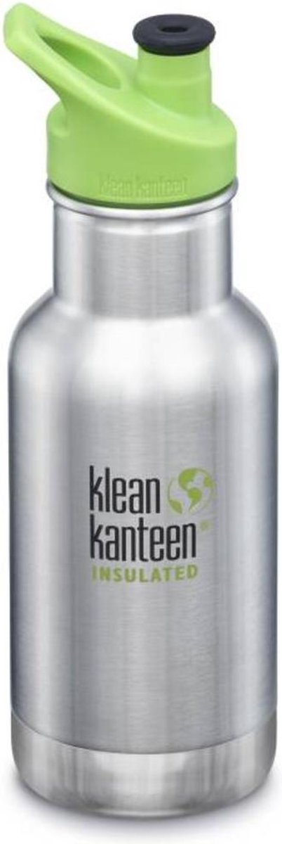 Klean Kanteen Drinkfles geïsoleerd sportcap - brushed stainless  - 355 ml