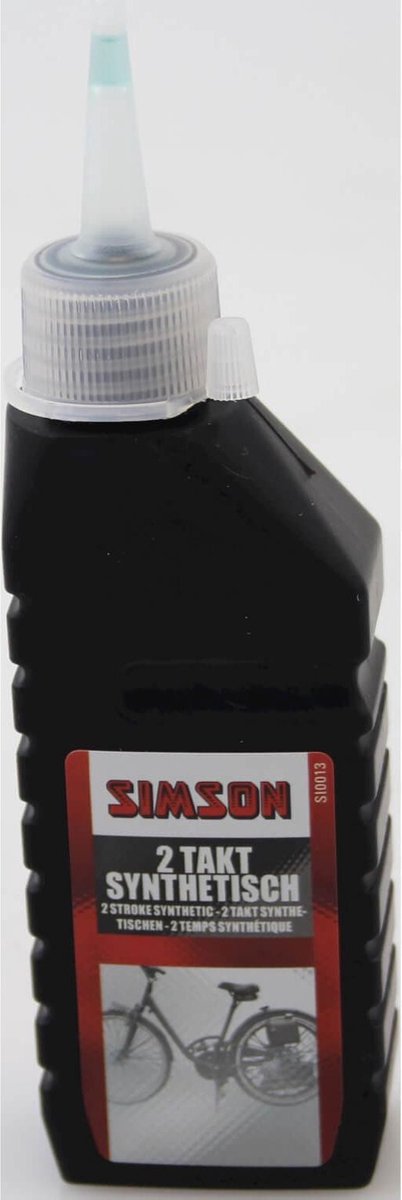 Olie simson 2 takt synthetische 100ml 021014 - ZWART