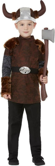 Viking Kostuum Kind Bruin Björn - Maat S