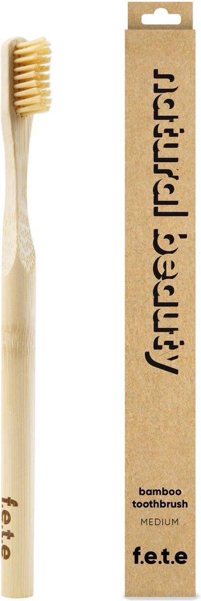 Bamboe tandenborstel 'natural beauty'