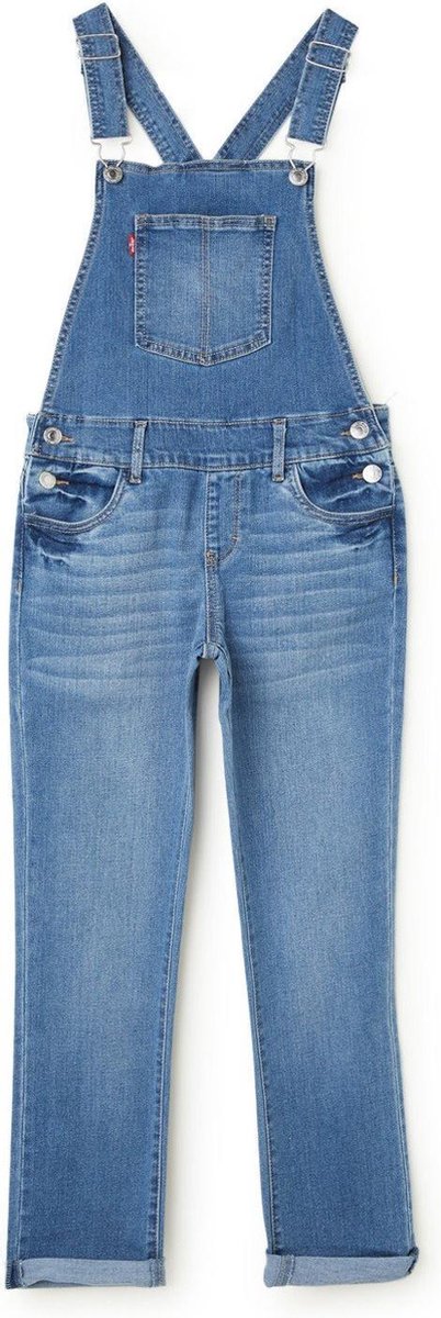Levi's Straight fit tuinbroek met stretch - Maat 104