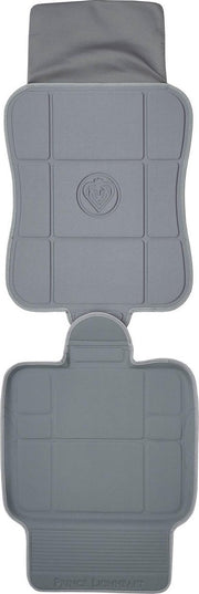 Prince Lionheart 2 Stage® SeatSaver® | Autostoel Beschermer |  Voorkomt schade aan Isofix-autostoeltjes | Veegt schoon | Past Met Autostoelen En Boosters | Hoge Dichtheid Schuim| Trap Guard - Grijs