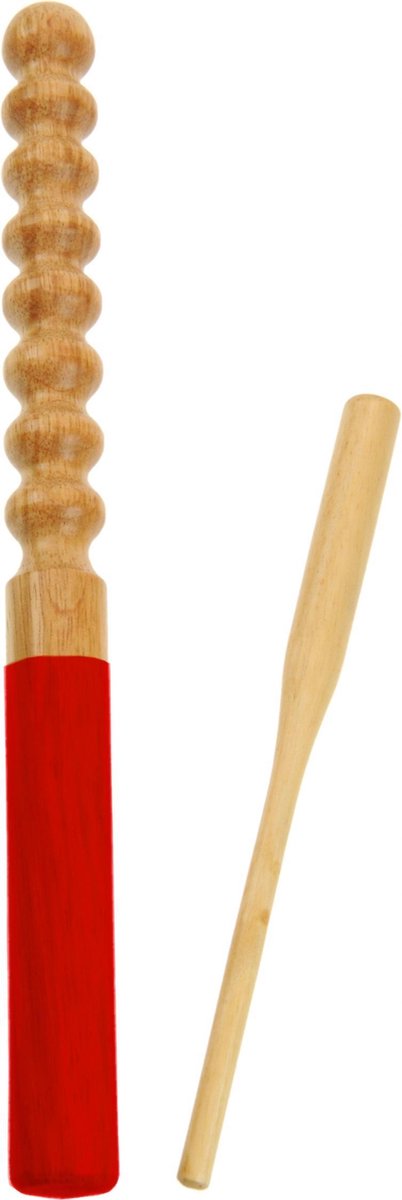 Rattlesnake Staafrasp Hout Lichtrood 25 Cm