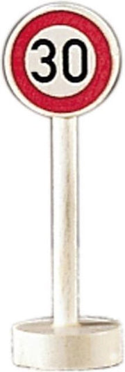 Glückskäfer Verkeersbord Maximum Snelheid 30 Hout 10 Cm