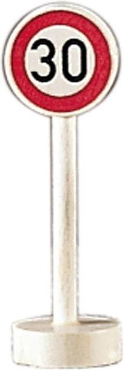 Glückskäfer Verkeersbord Maximum Snelheid 30 Hout 10 Cm