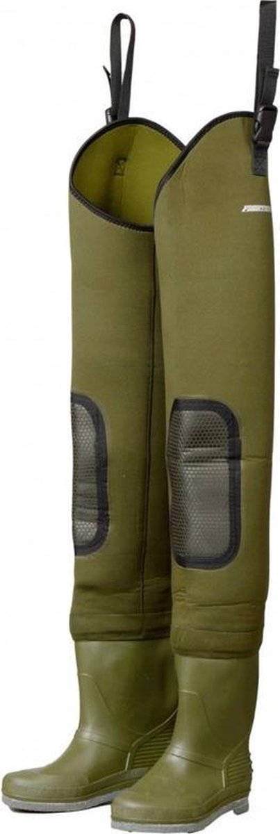 Dam Fighter Pro+ Neoprene Hip Waders Felt Sole #46/47 | Lieslaarzen