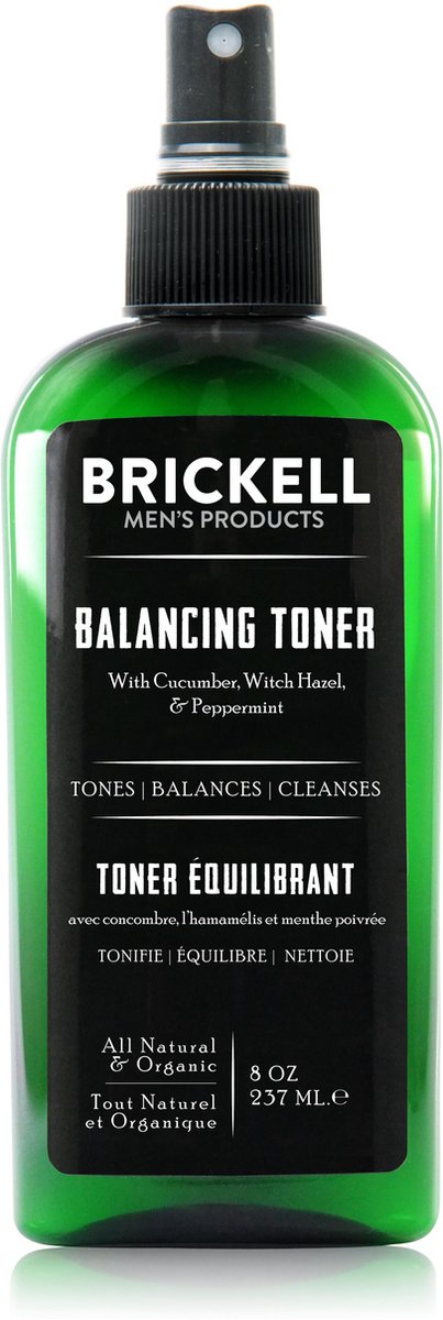 Brickell Men's Balancing Toner 237 ml.
