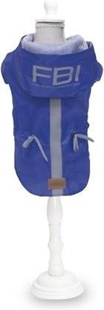 Croci - Hondenjas Regenjas - Vancouver FBI waterproof Blauw - 30 cm