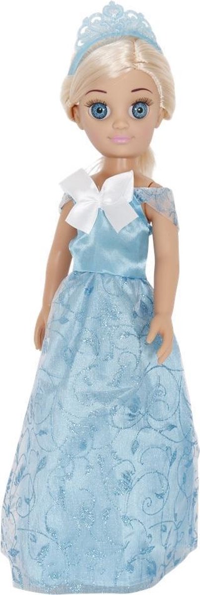 Prinsessenpop 44 cm Blauw