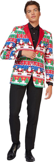 Opposuits Verkleedblazer Snazzy Santa Heren Polyester Maat 58