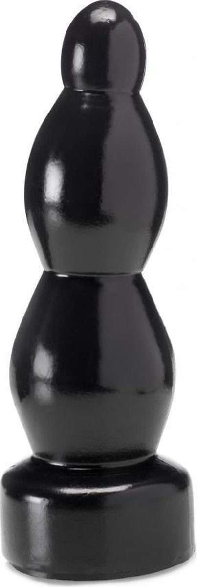 XXLTOYS - Jupiter - XXL Plug - Inbrenglengte 22 X 7.7 cm - Black - Uniek design Buttplug - Stevige Anaal plug - Made in Europe