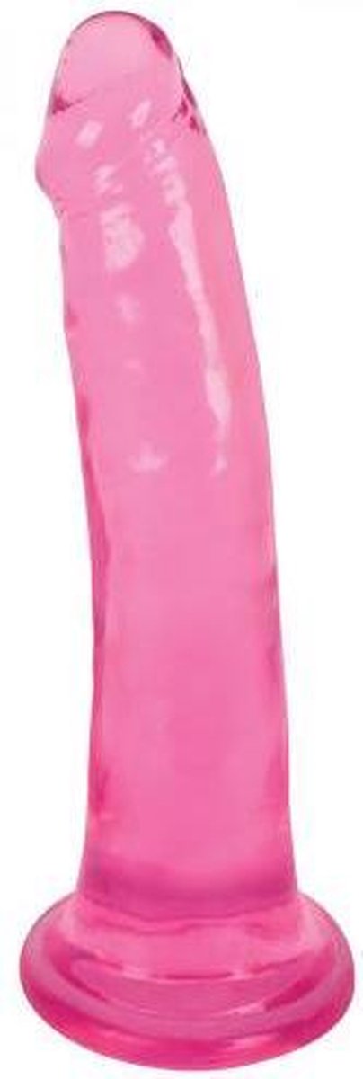 Dildo Cherry Ice - Ook voor anaal gebruik - Met sterke zuignap - 20cm