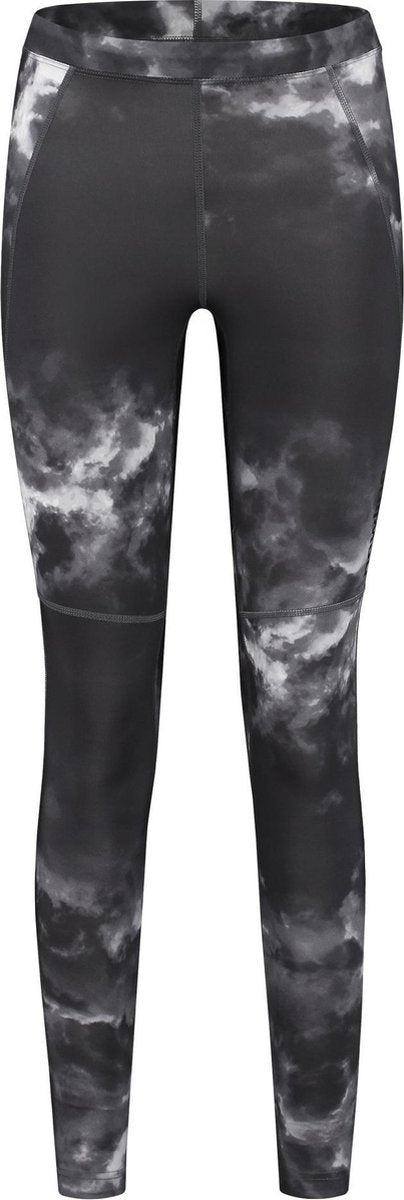 Newline Impact Camo Sportlegging - Maat M  - Vrouwen - grijs - zwart