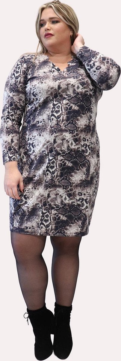 Jurk Ophilia Kim print snake