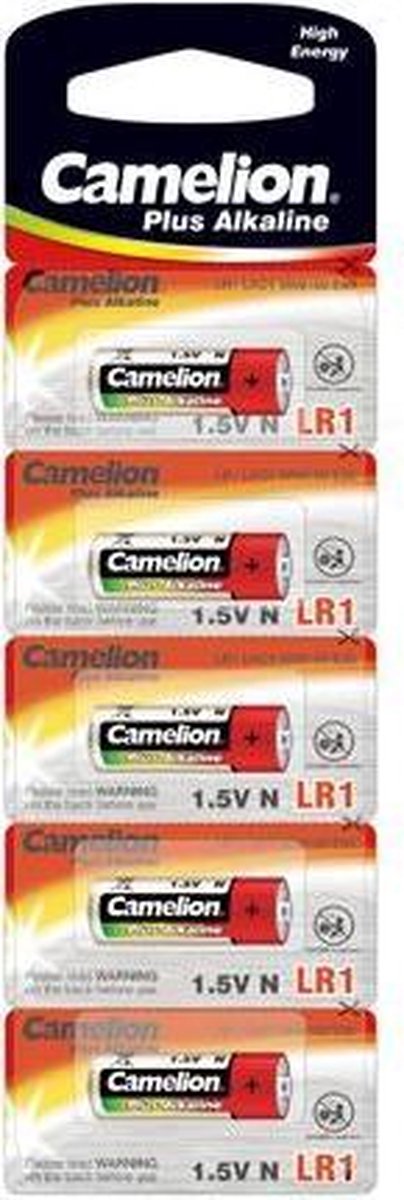 N batterij (lady) Camelion LR1 Alkaline 750 mAh 1.5 V 5 stuk(s)